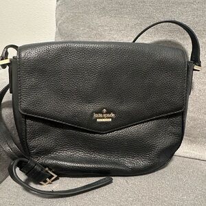 Kate Spade Black Leather Crossbody Bag